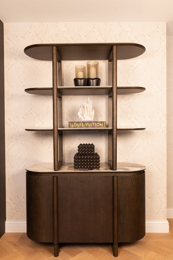 Display Cabinet Langford Brown - XShowhome Limited - Richmond