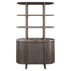 Display Cabinet Langford Brown - XShowhome Limited - Richmond