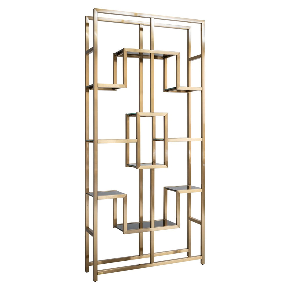 Display cabinet Magnus brushed gold - Canwell Interiors Limited - Richmond