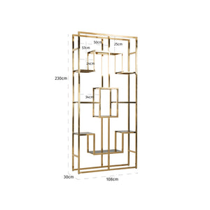 Display cabinet Magnus gold - Canwell Interiors Limited - Richmond