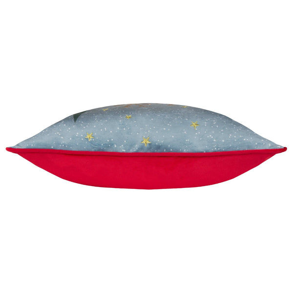 Ditsy Festive Reindeer 45x45 Feather Filled Cushion Multi - Canwell Interiors Limited - Riva