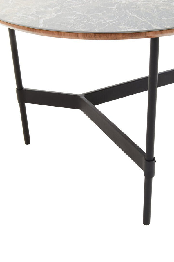 Doha Coffee Table With Round Top - Canwell Interiors Limited - Xshowhome