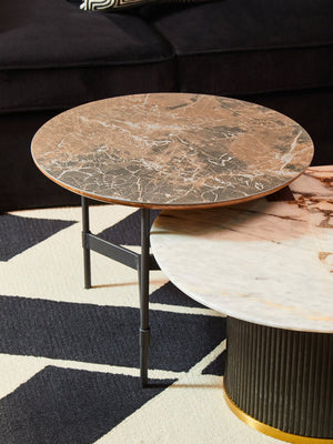 Doha Coffee Table With Round Top - Canwell Interiors Limited - Xshowhome