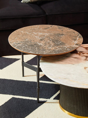 Doha Coffee Table With Round Top - XShowhome Limited - Xshowhome