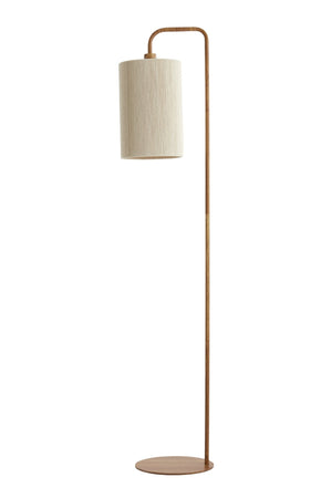 DONIO Floor Lamp — Wood Naturl & Rope Cream - Canwell Interiors Limited - Light & Living