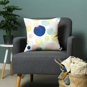 Dottol 43x43 Feather Filled Cushion Multi - Canwell Interiors Limited - Riva