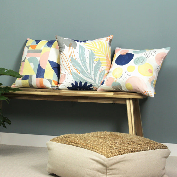 Dottol 43x43 Feather Filled Cushion Multi - Canwell Interiors Limited - Riva