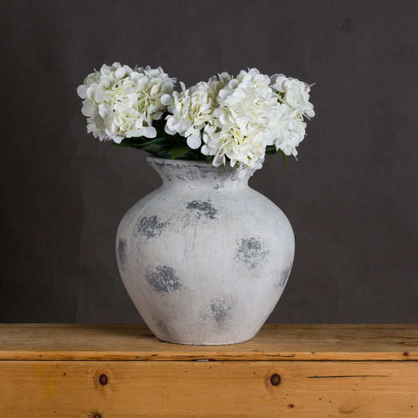 Downton Large Antique White Vase - Canwell Interiors Limited - Hills