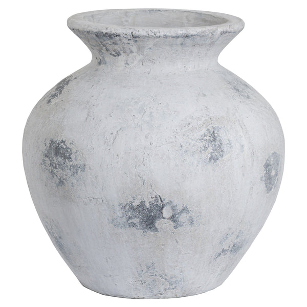 Downton Large Antique White Vase - Canwell Interiors Limited - Hills