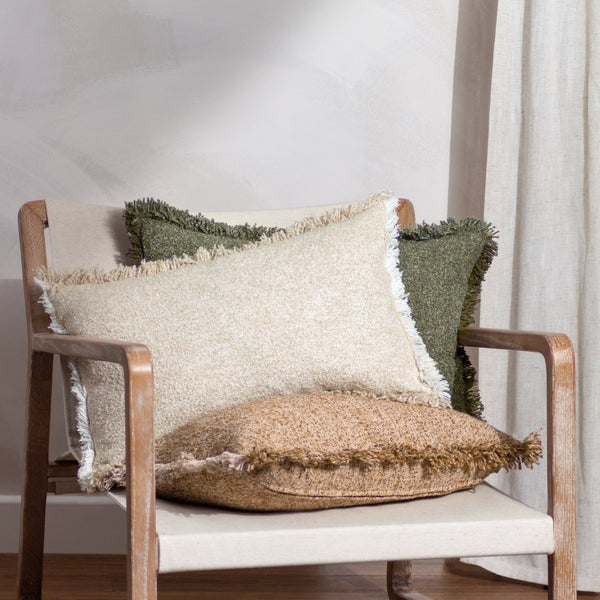 Doze 40x60 Feather Filled Cushion Biscuit - XShowhome Limited - Riva