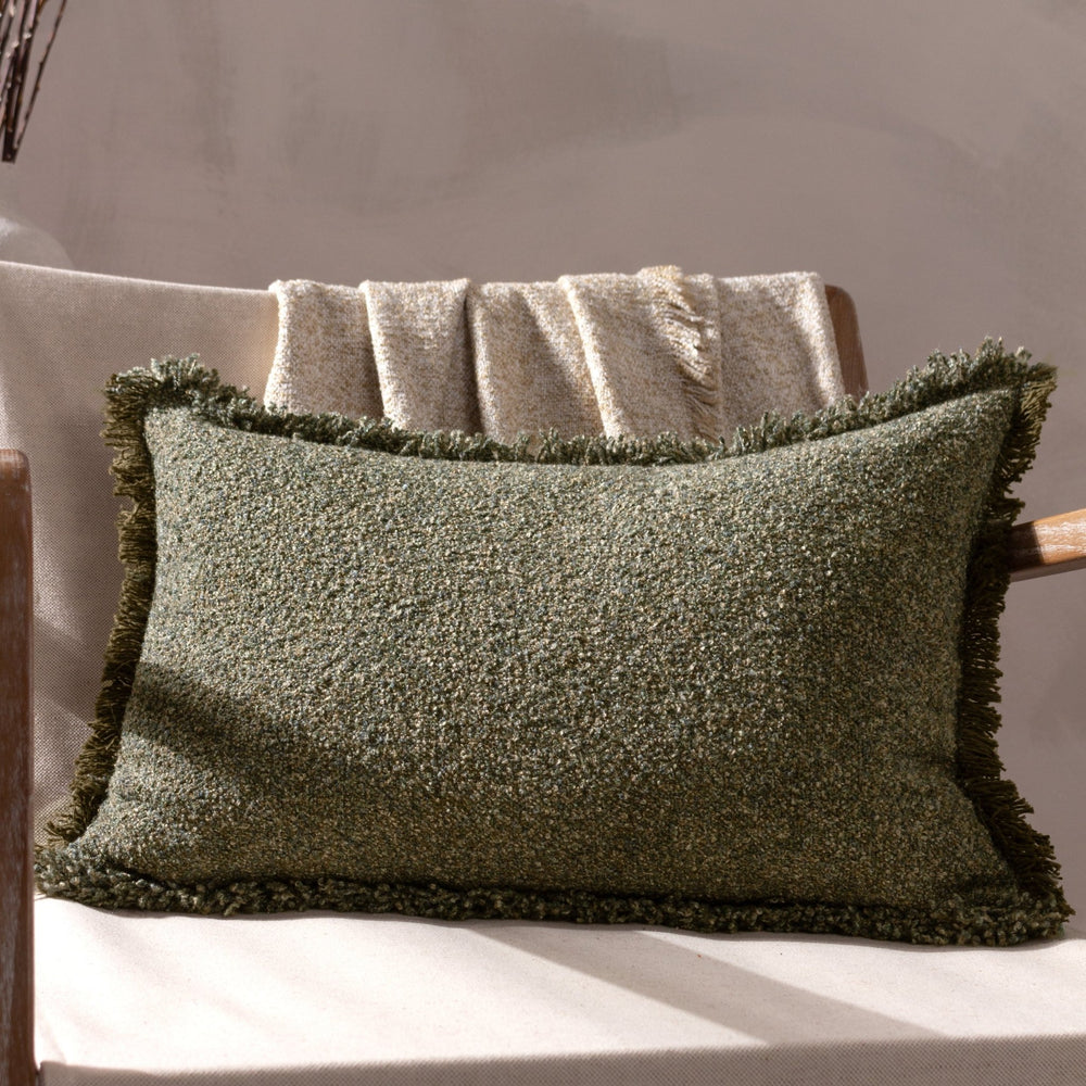Doze 40x60 Feather Filled Cushion Moss - XShowhome Limited - Riva