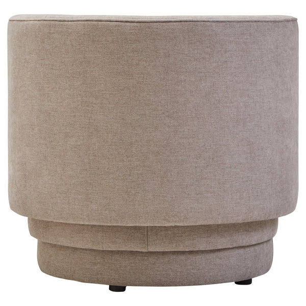 Drake Taupe Chenille Curved Chair - Canwell Interiors Limited - Xshowhome