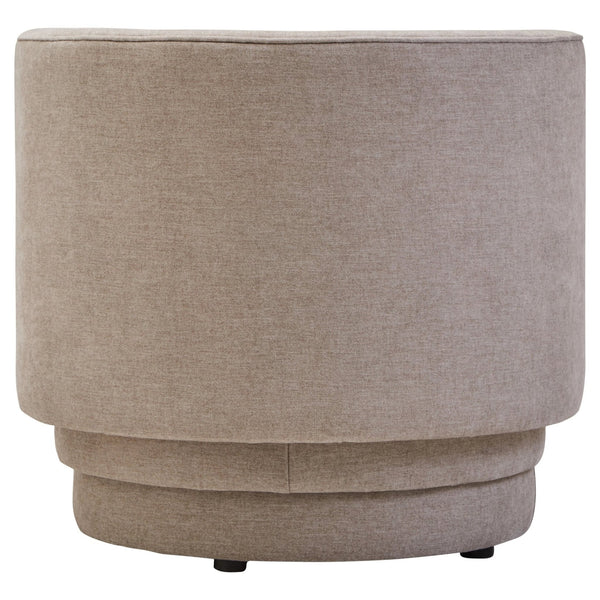 Drake Taupe Chenille Curved Chair - XShowhome Limited - Xshowhome