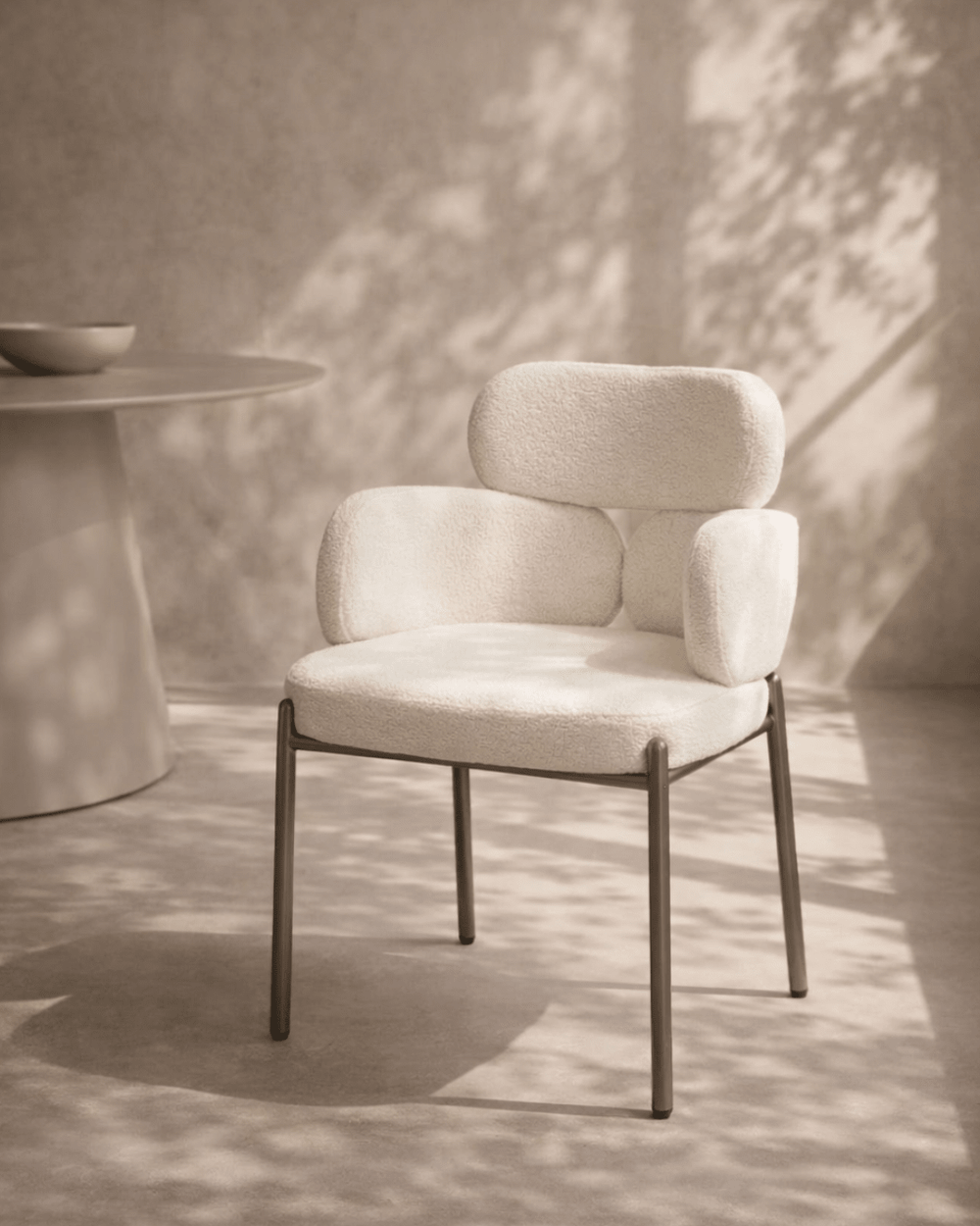 Dream Dining Chair - Embley Bouclé White - XShowhome Limited - Tommy Franks