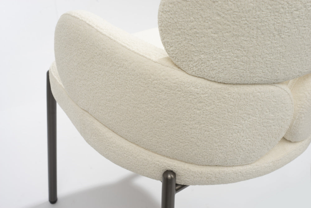 Dream Dining Chair - Embley Bouclé White - XShowhome Limited - Tommy Franks