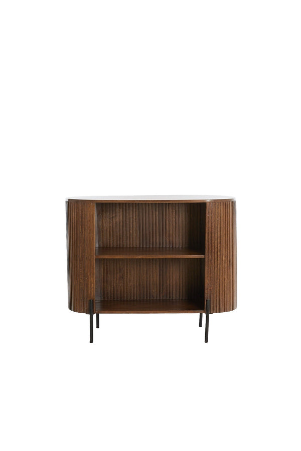 DUMOSI Cabinet — Wood Dark Brown - Canwell Interiors Limited - Light & Living