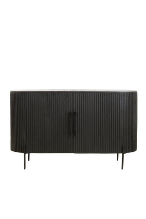 DUMOSI Cabinet — Wood Matt Black - Canwell Interiors Limited - Light & Living