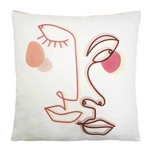 Duo 50x50 Feather Filled Cushion Multi - Canwell Interiors Limited - Riva