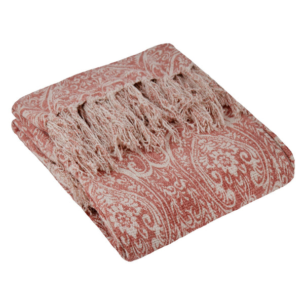 Durelle 130x170 Throw Coral - Canwell Interiors Limited - Riva