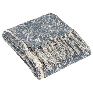 Durelle 130x170 Throw Delph Blue - Canwell Interiors Limited - Riva