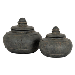 Dusk Medium Pot With Lid - Canwell Interiors Limited - Hills