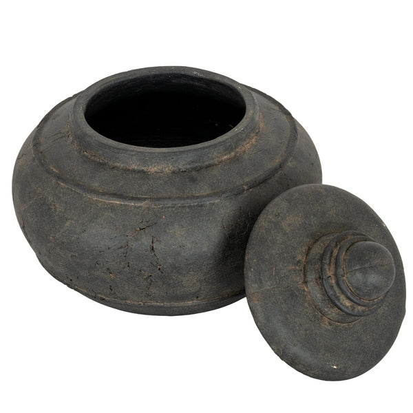 Dusk Medium Pot With Lid - Canwell Interiors Limited - Hills