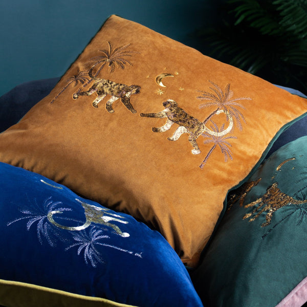 Dusk Monkey 50x50 Feather Filled Cushion Rust - XShowhome Limited - Riva
