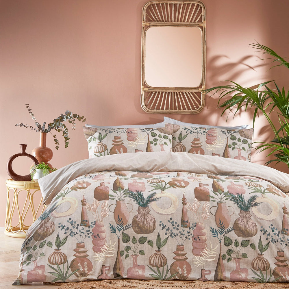 Earthen Double Duvet Set Clay - Canwell Interiors Limited - Riva