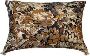 Earthy Floral on Linen with Tassels 35x55 - Canwell Interiors Limited - Malini