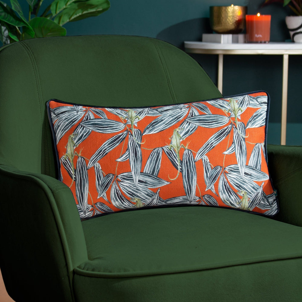 Ebon Wilds Nkiru 30x50 Feather Filled Cushion Cinnamon - Canwell Interiors Limited - Riva