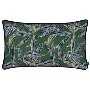 Ebon Wilds Nkiru 30x50 Feather Filled Cushion Green - Canwell Interiors Limited - Riva