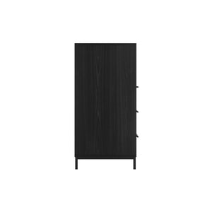 Edison Matte Black & Reeded Chest - Canwell Interiors Limited - Canwell