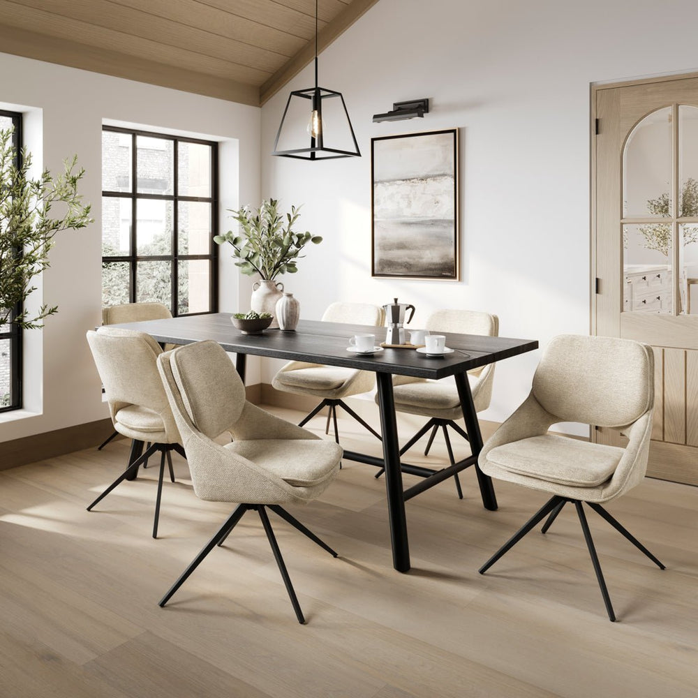 Edisto Off - white Dining Chair - Canwell Interiors Limited - Canwell