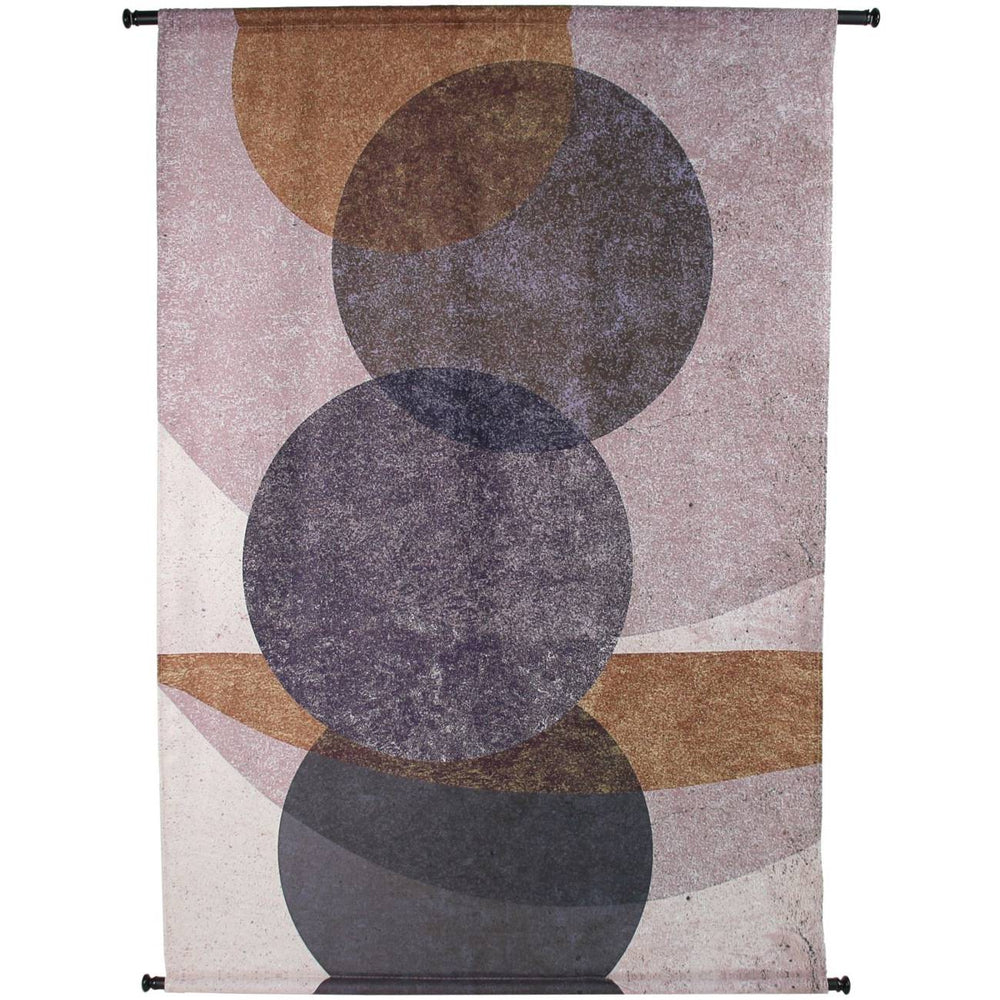 Elemental Circles Velvet Wall Hanging 135x110cm - XShowhome Limited - Libra