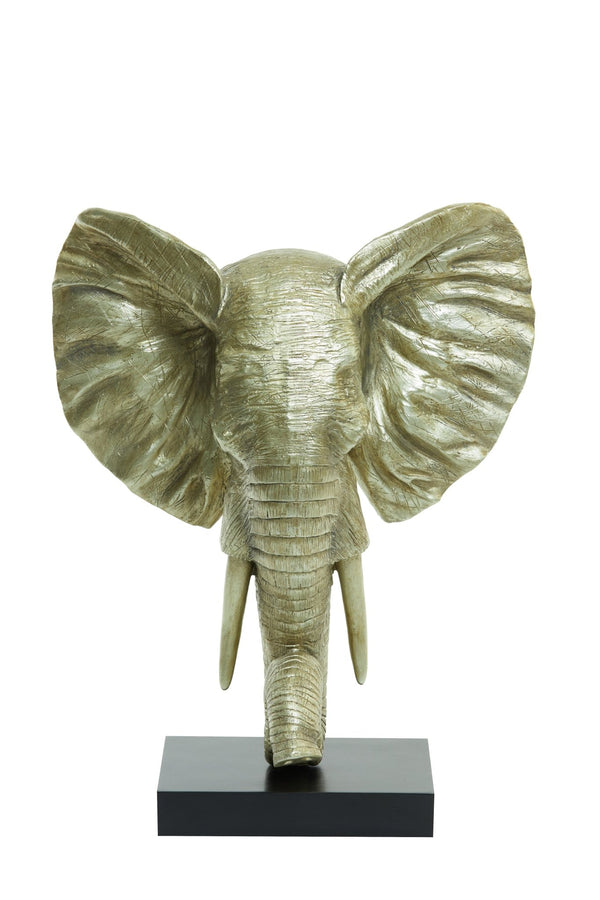 ELEPHANT Ornament — Light Gold - Canwell Interiors Limited - Light & Living