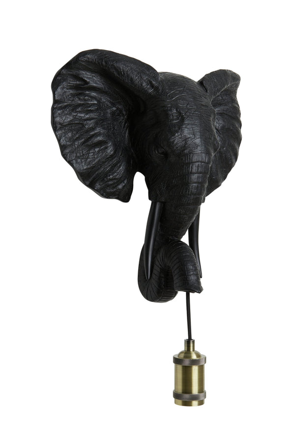 ELEPHANT Wall Light — Matt Black - Canwell Interiors Limited - Light & Living