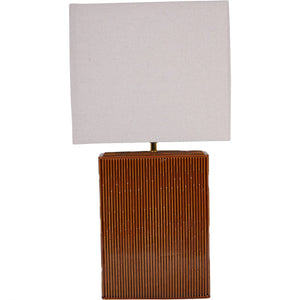 Elk Square Terracotta Ceramic Table Lamp with Shade - XShowhome Limited - Libra