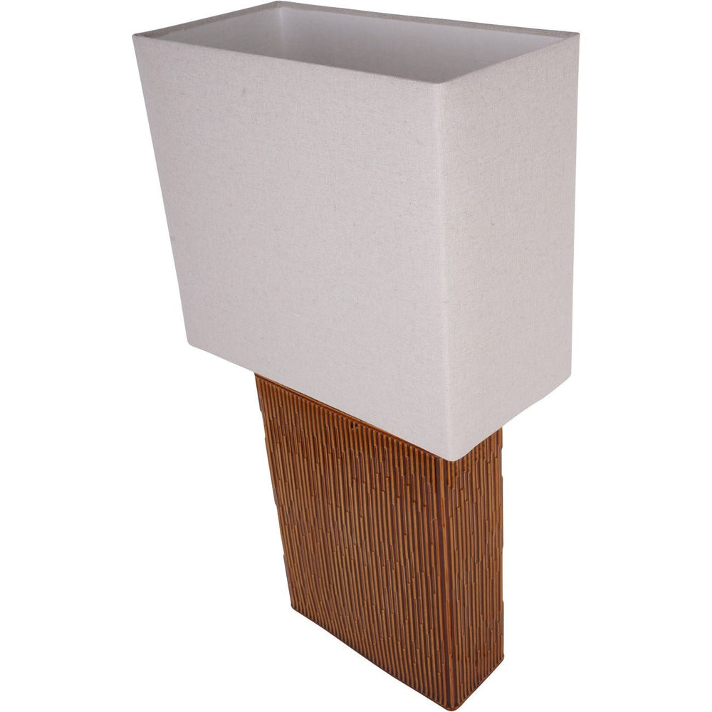 Elk Square Terracotta Ceramic Table Lamp with Shade - XShowhome Limited - Libra