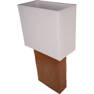 Elk Square Terracotta Ceramic Table Lamp with Shade - XShowhome Limited - Libra