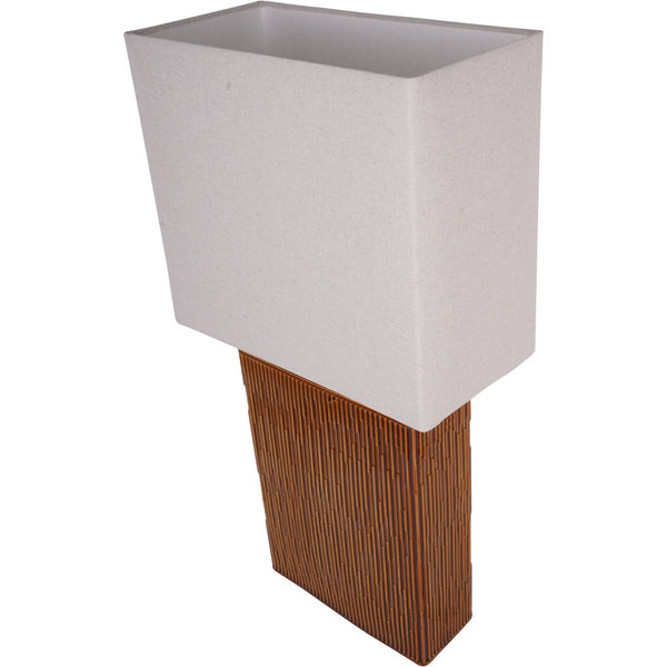 Elk Square Terracotta Ceramic Table Lamp with Shade - XShowhome Limited - Libra