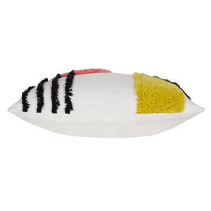 Elmer 45x45 Feather Filled Cushion Citrus & Pink - Canwell Interiors Limited - Riva