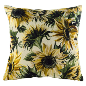 Elwood Sunflowers 43x43 Feather Filled Cushion Multi - Canwell Interiors Limited - Riva