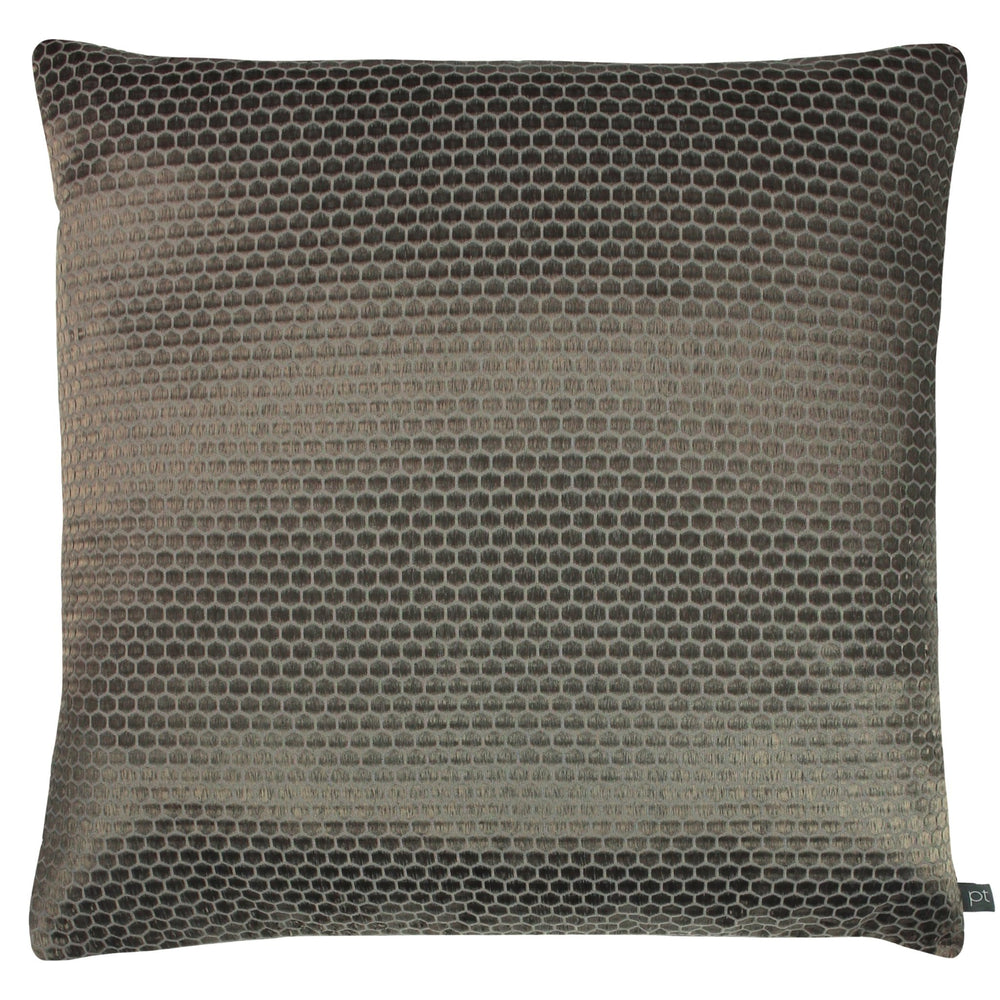 Emboss 55x55 Feather Filled Cushion Moleskin - Canwell Interiors Limited - Riva