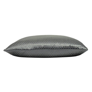 Emboss 55x55 Feather Filled Cushion Sterling - Canwell Interiors Limited - Riva