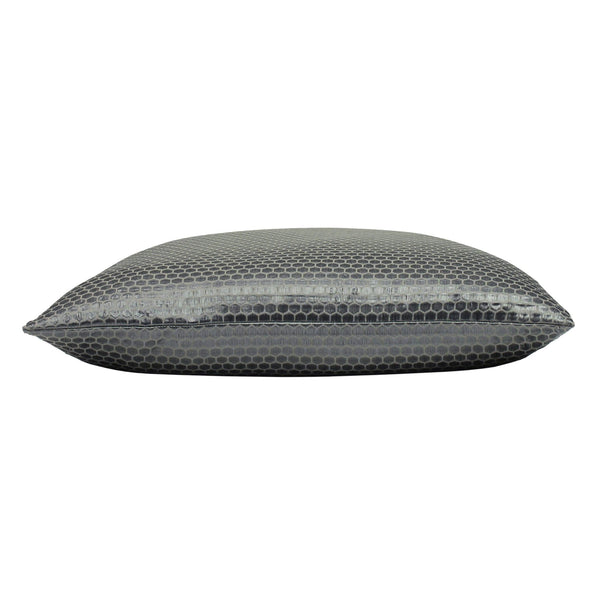 Emboss 55x55 Feather Filled Cushion Sterling - Canwell Interiors Limited - Riva