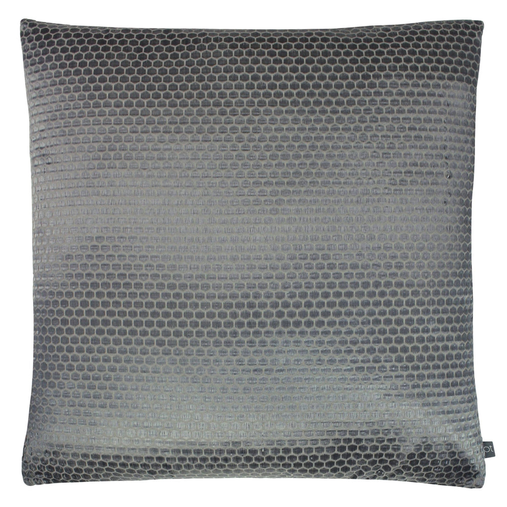 Emboss 55x55 Feather Filled Cushion Sterling - Canwell Interiors Limited - Riva