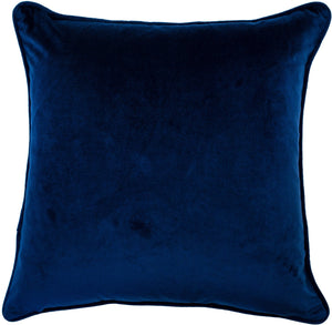 Embroidered Nightingales on Blue Velvet 45x45 - Canwell Interiors Limited - Malini