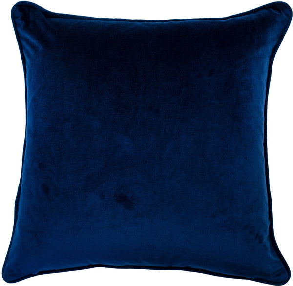 Embroidered Nightingales on Blue Velvet 45x45 - Canwell Interiors Limited - Malini