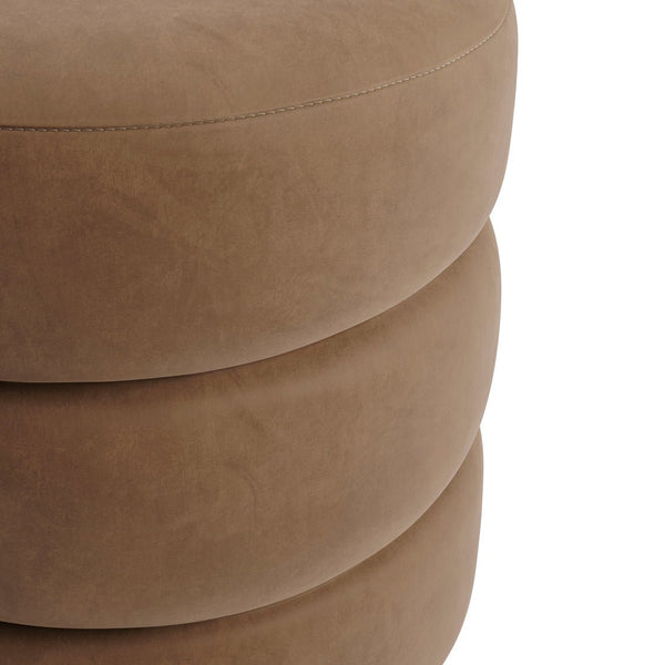 Emi Mole & Black Pouffe - Canwell Interiors Limited - Canwell