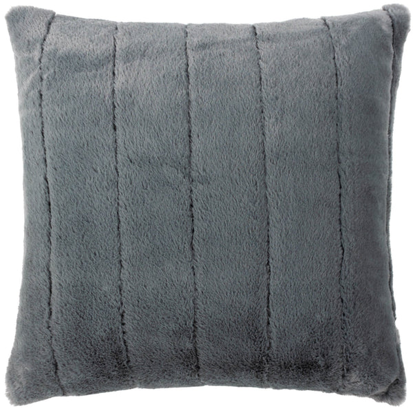 Empress Feather Filled Cushion 45x45 Charcoal - Canwell Interiors Limited - Riva